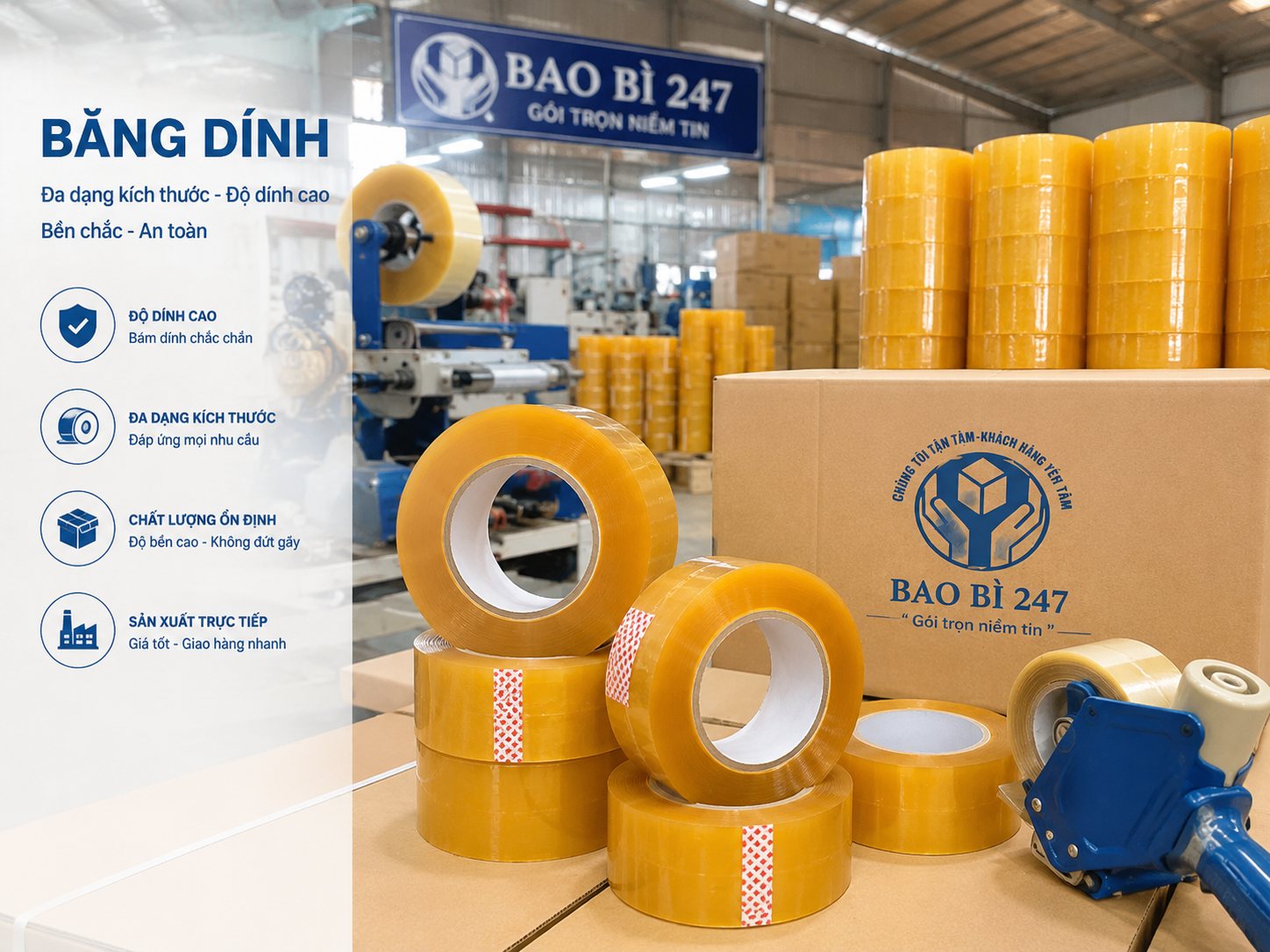 🧷 Băng Dính Đóng Hàng