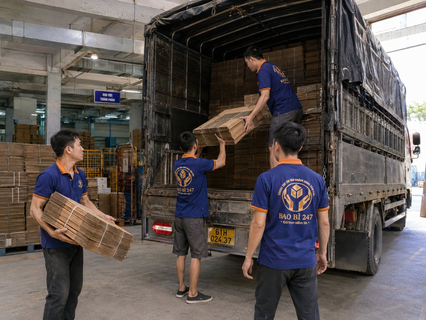 📦 Hộp Carton 3 Lớp Sóng B