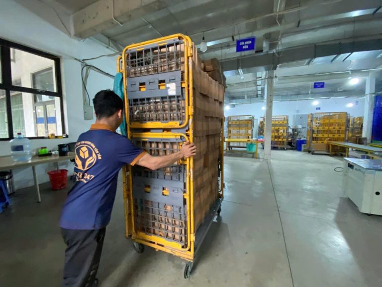 Kho xưởng hộp carton Bao Bì 247 tại Cổ Nhuế